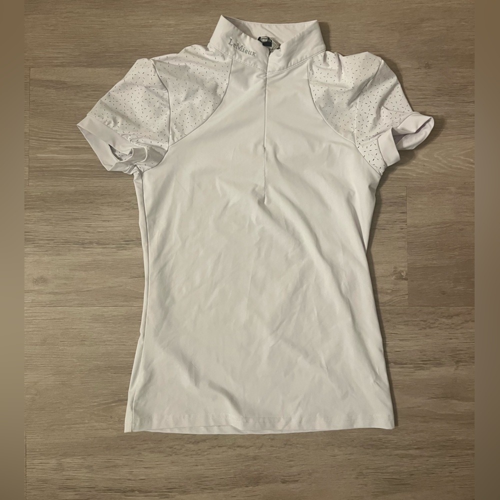 Olivia Short Sleeve Show Shirt White